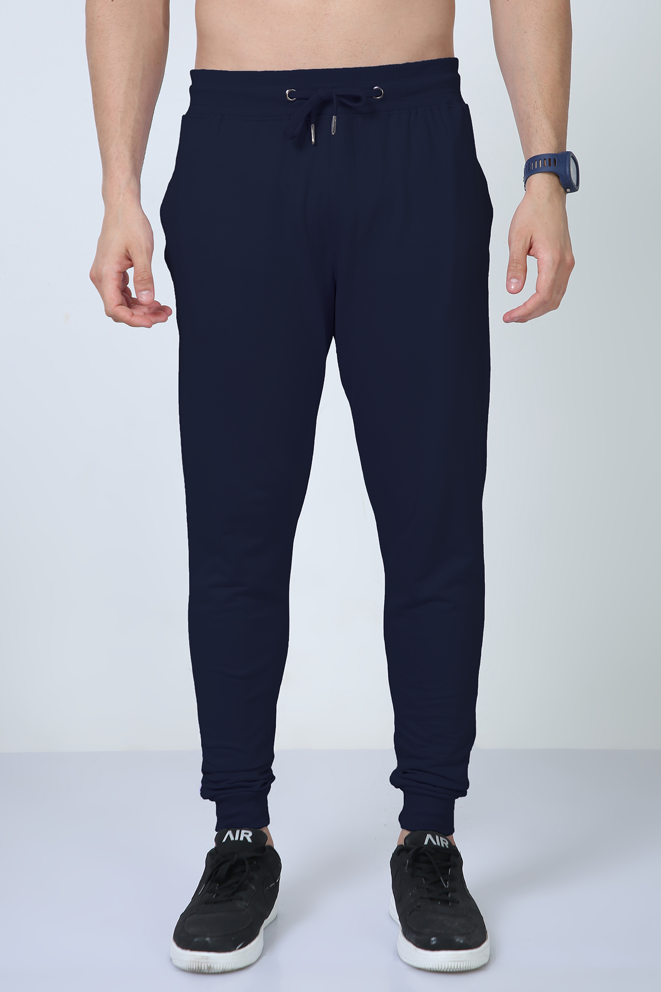 Premium Unisex Joggers Navy Blue