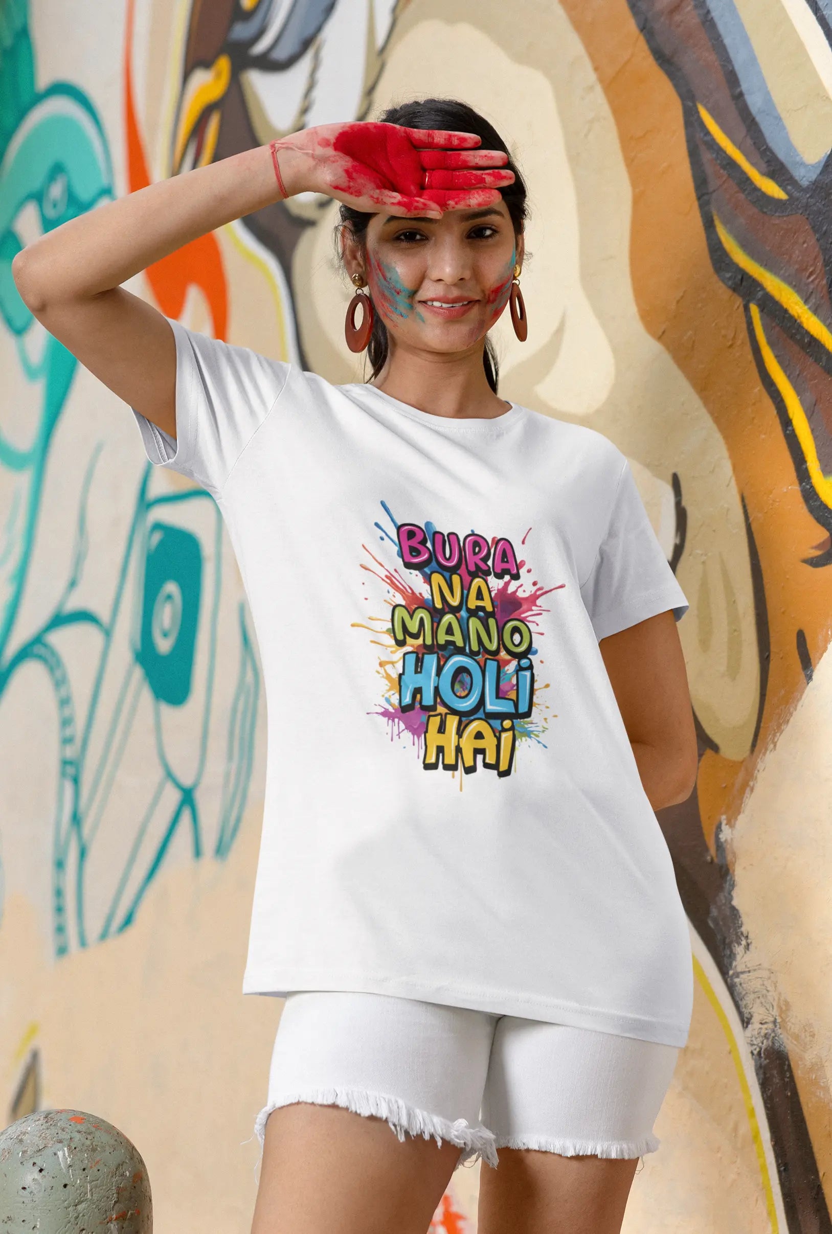 Festive Vibes – Bura Na Mano, Holi Hai Unisex T-Shirt