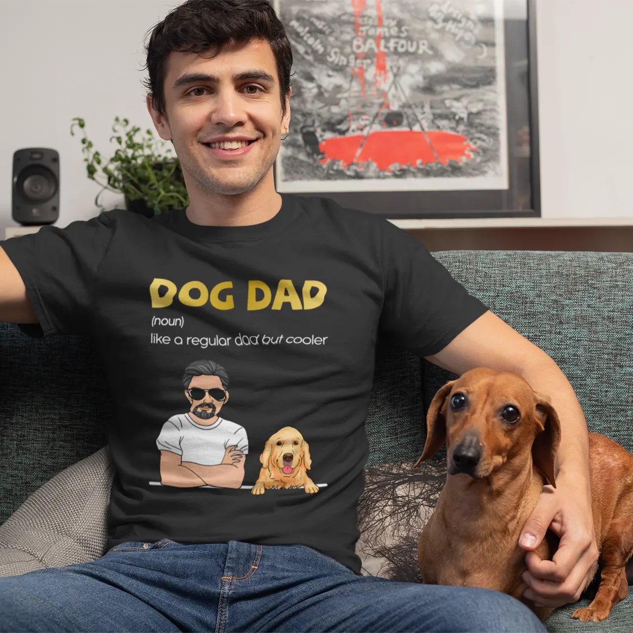 Proud Dog Dad T-Shirt