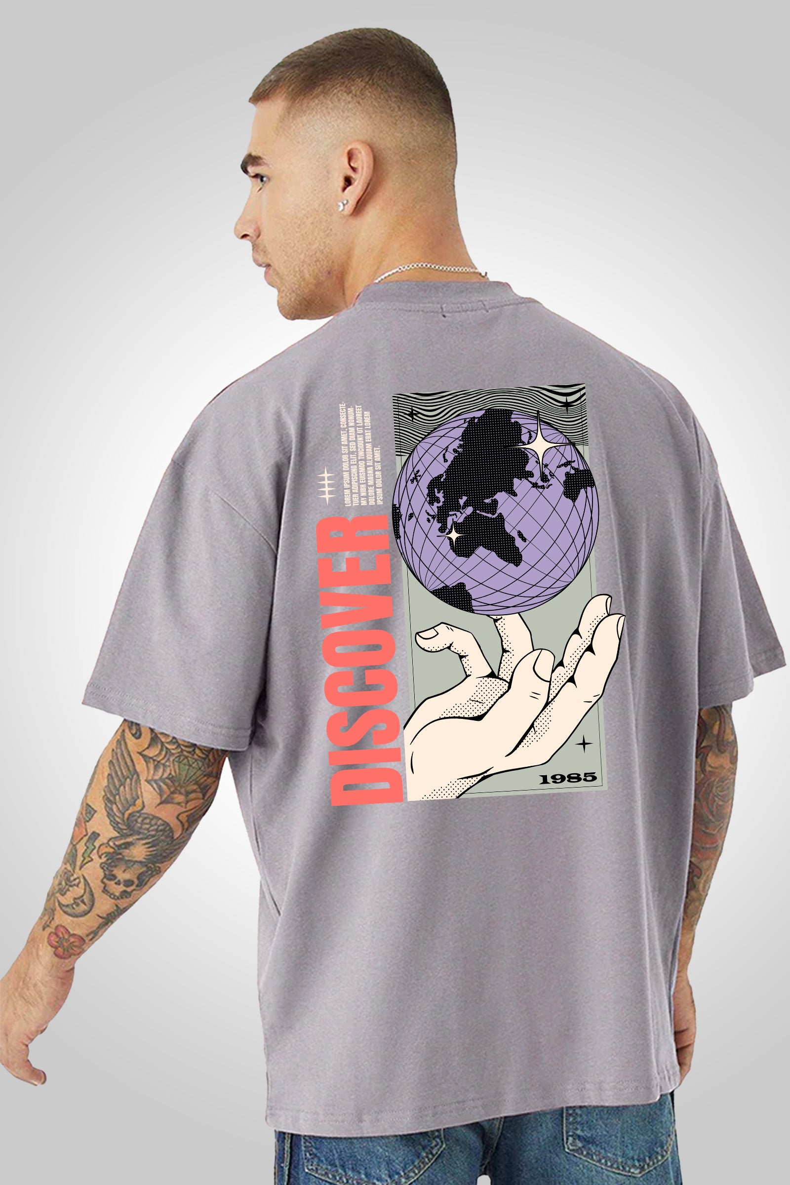 Discover World Oversized T-Shirt