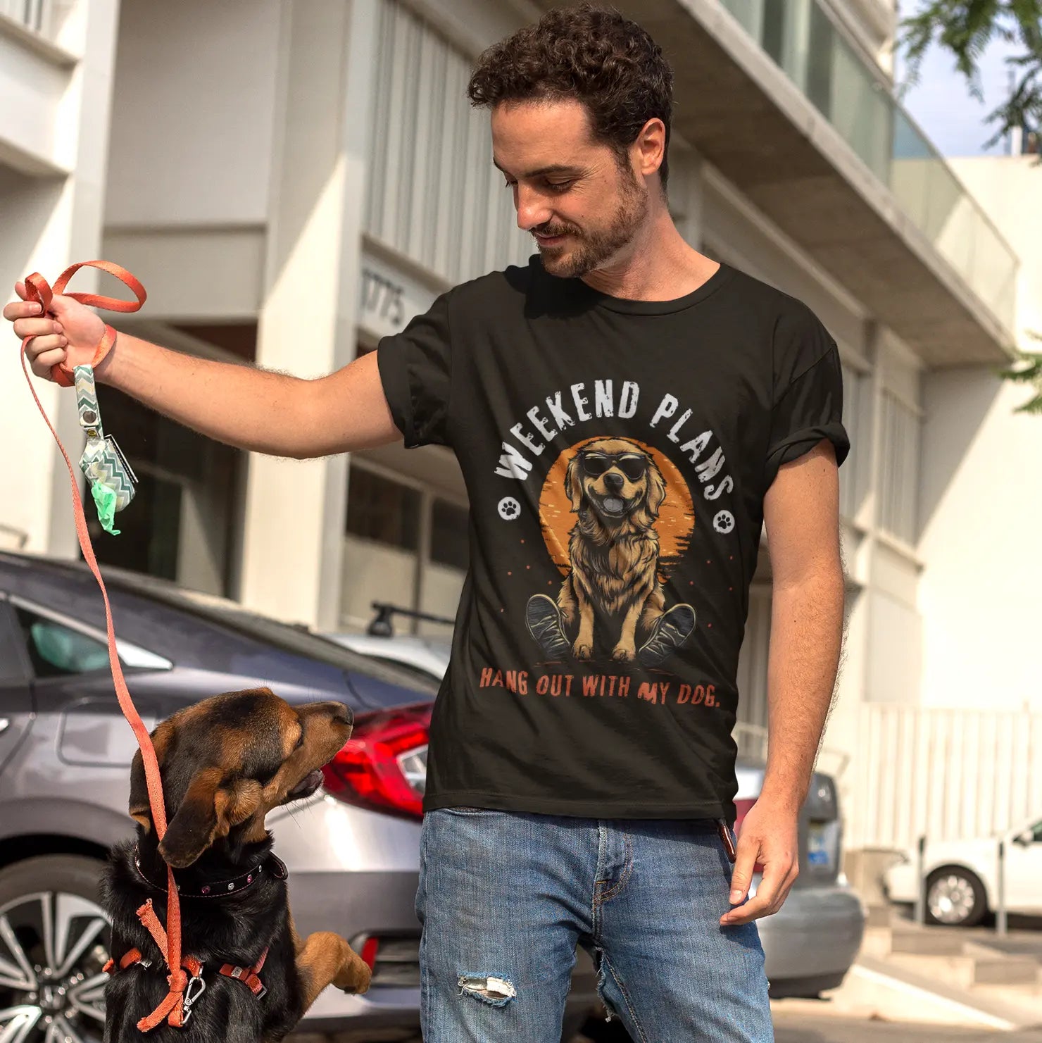 Hang Out With My Dog T-Shirt