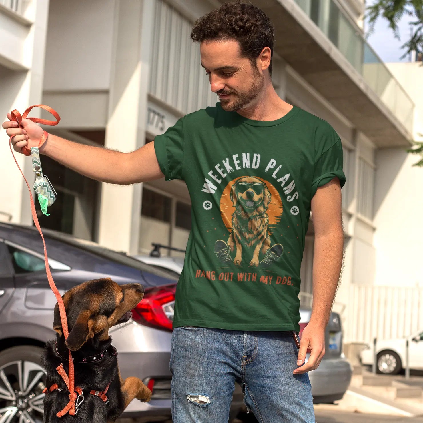 Hang Out With My Dog T-Shirt