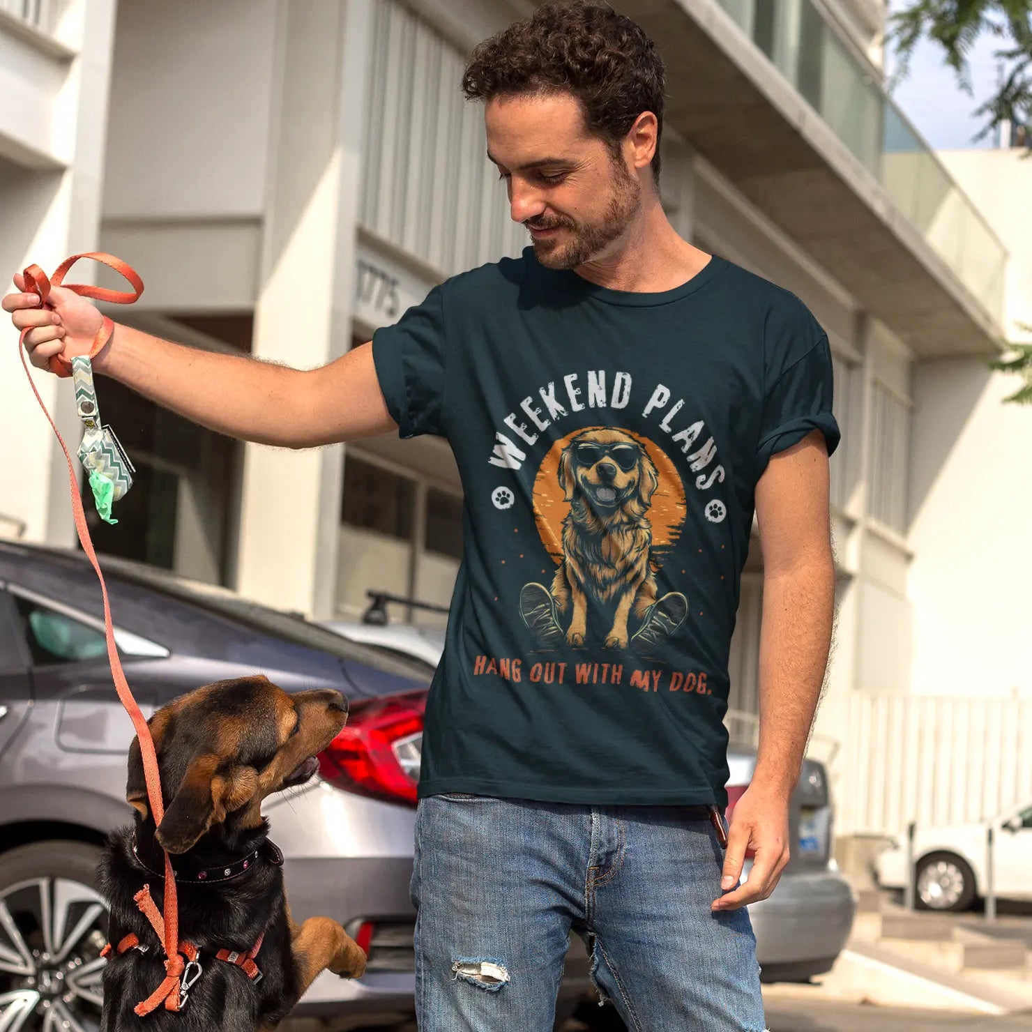 Hang Out With My Dog T-Shirt