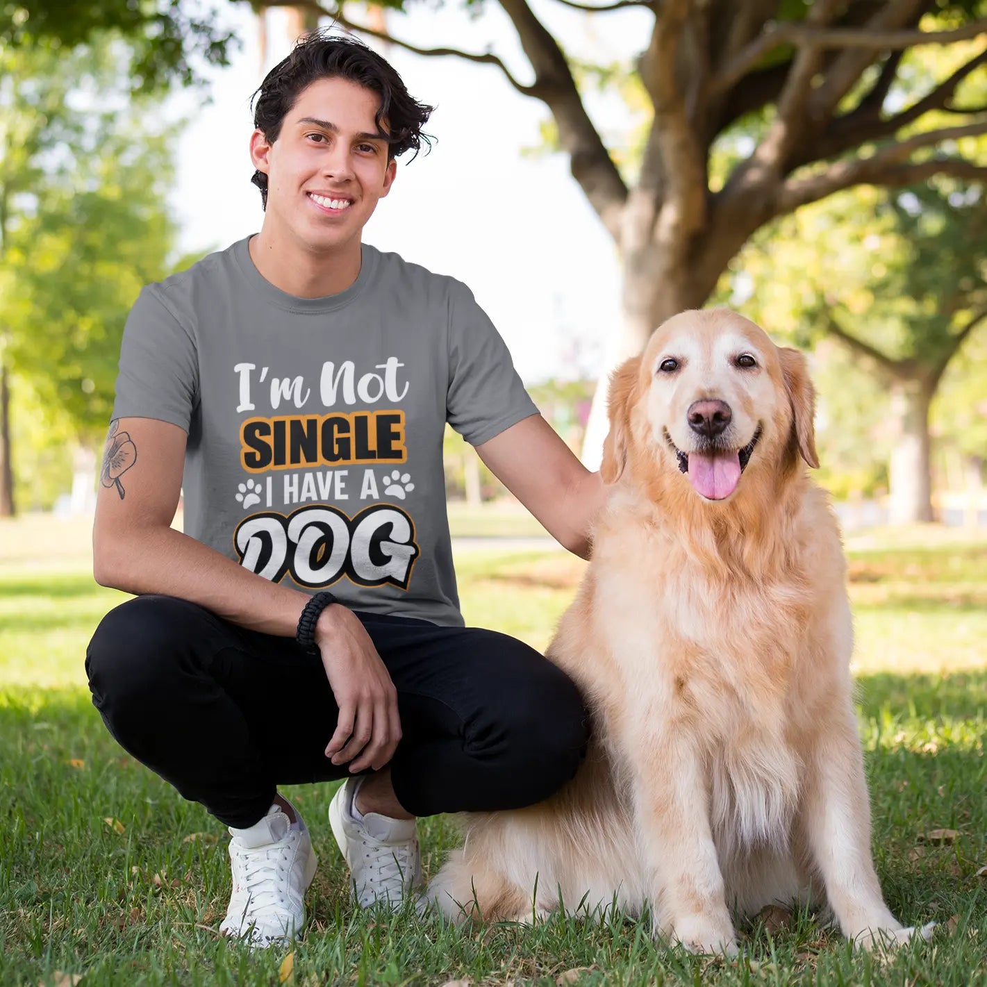 I Am Not Single Dog T-Shirt