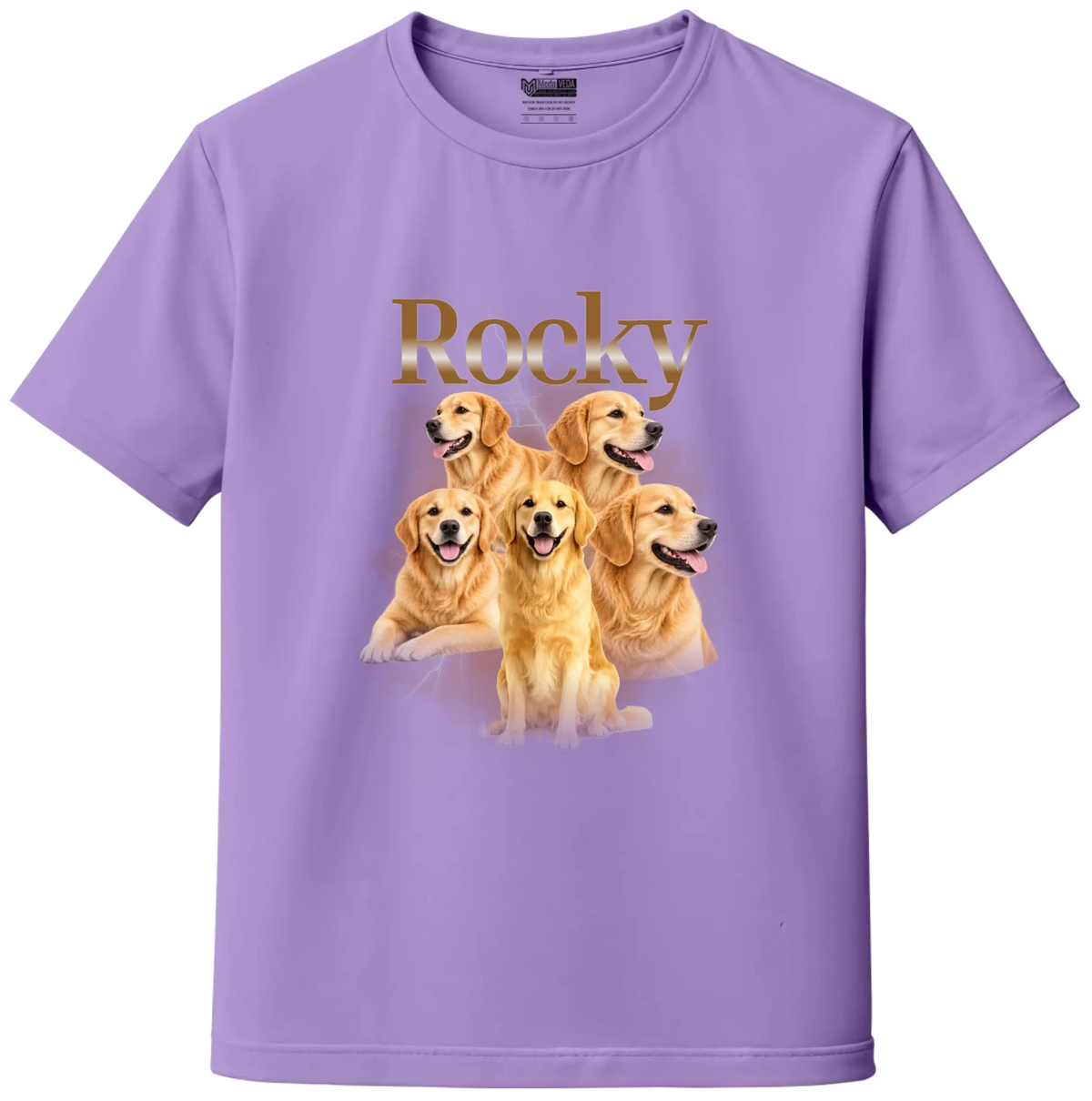 Custom 5 Pet Bootleg T-Shirt – Personalized Dog & Cat Photo T-Shirt