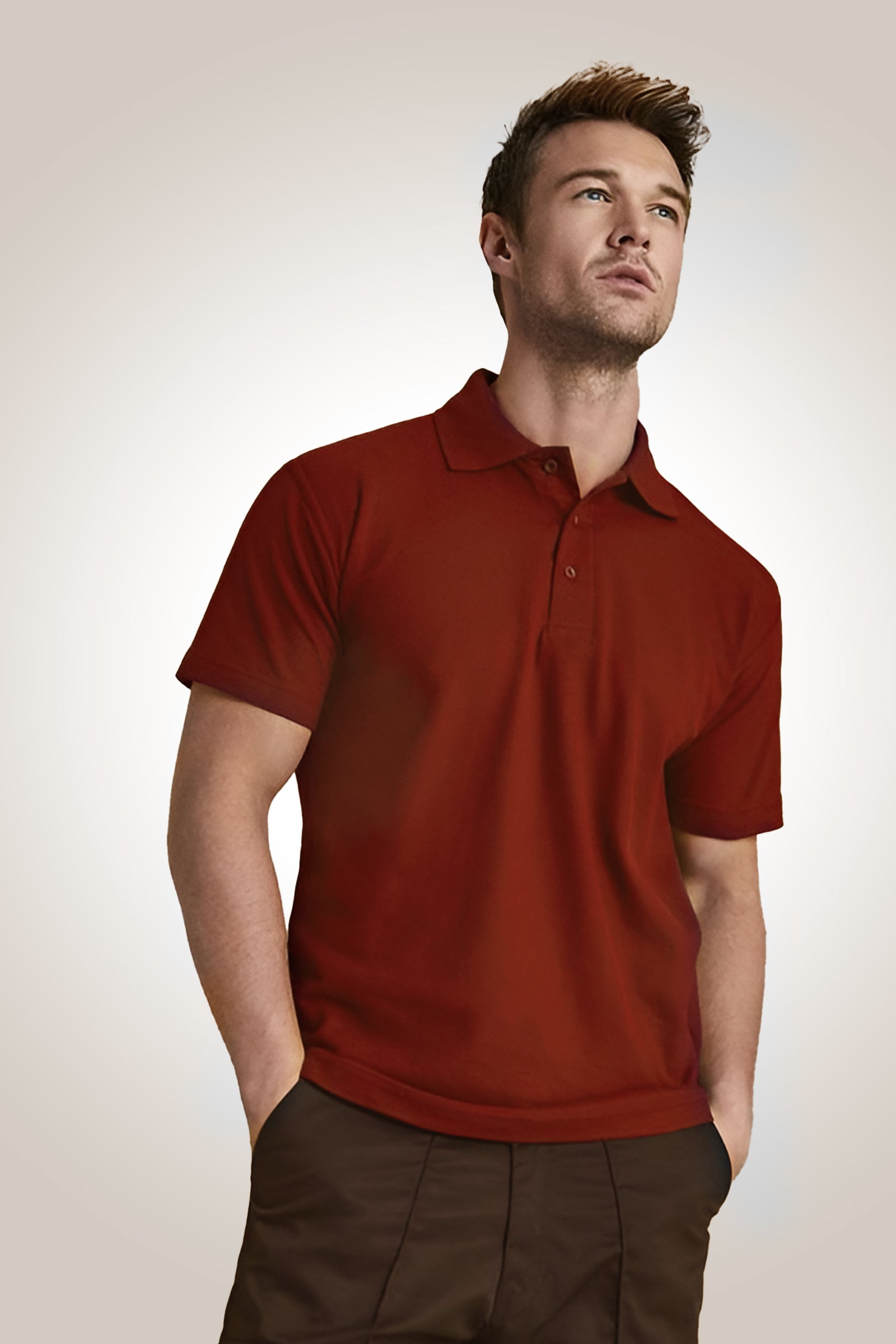Polo Half Sleeve Brick Red