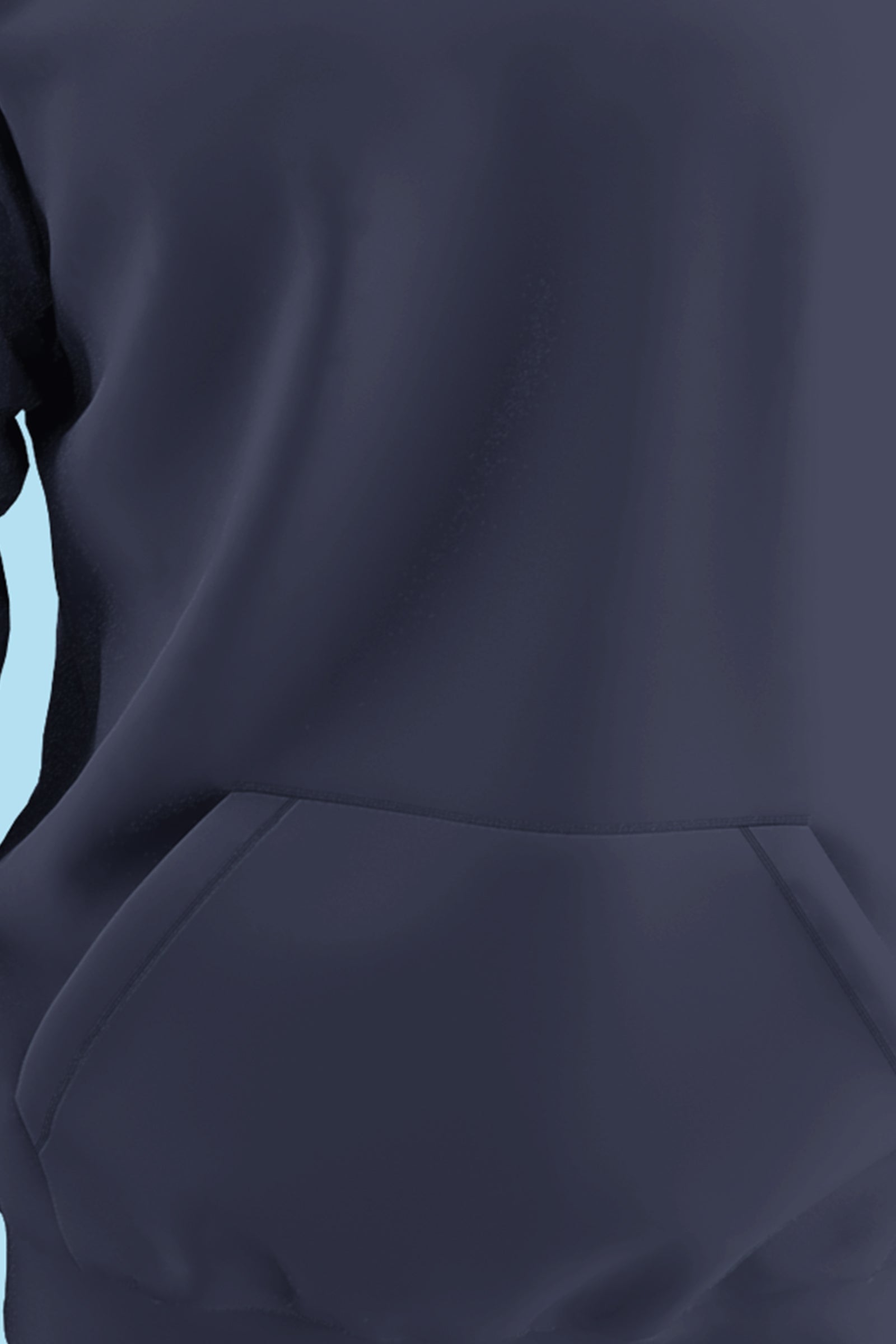 Hooded Sweatshirt Navy Blue