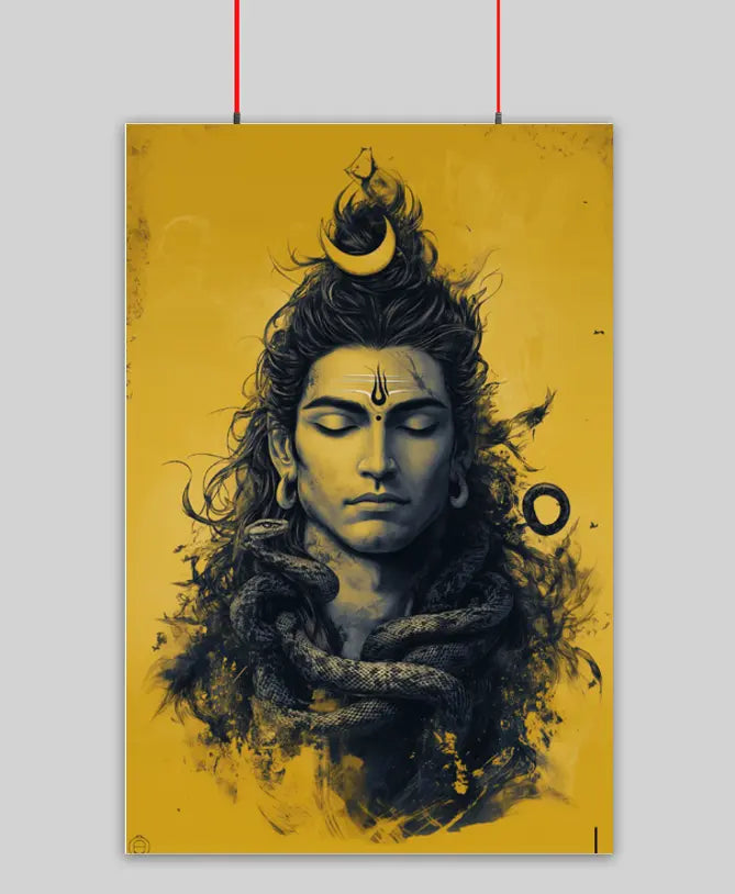 Lord Shiva Poster – Invoke Divine Energy & Spiritual Peace