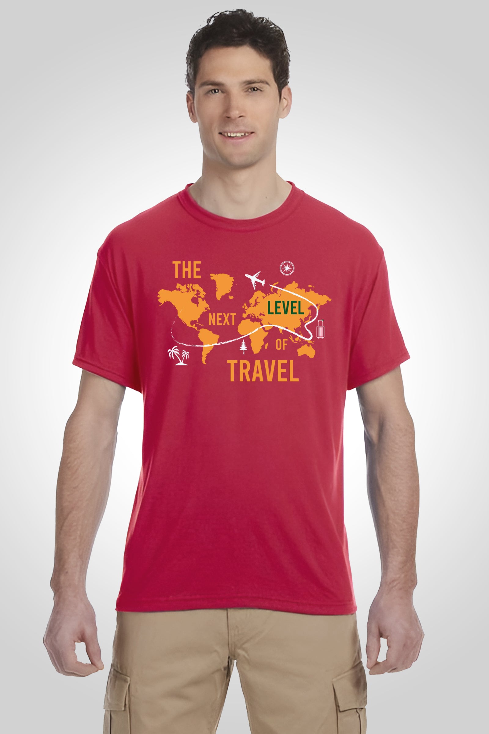Journey in Comfort: The Next Level Travel T-Shirt