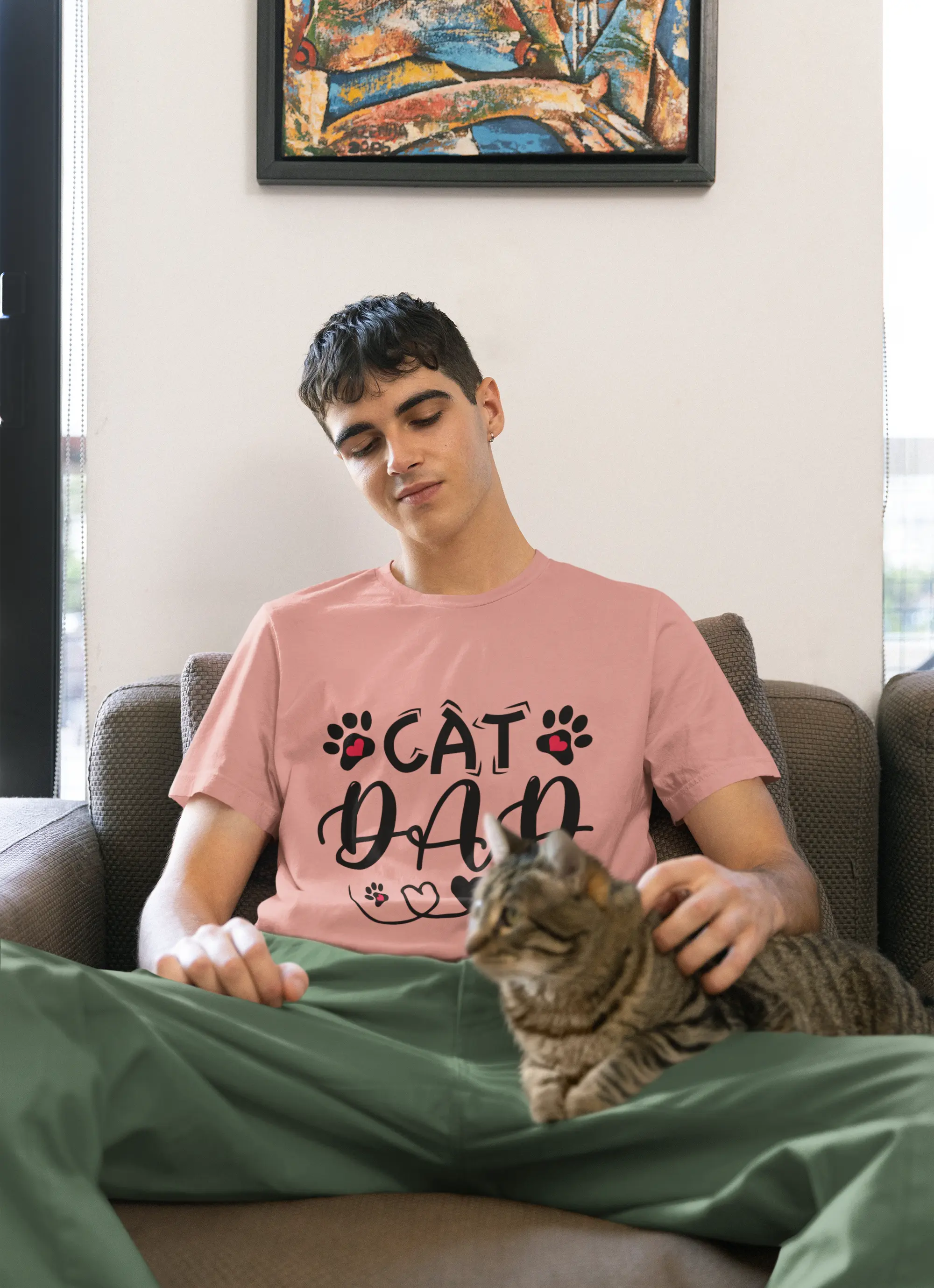 Cat Dad T-Shirt – Purr-fect for Proud Cat Dads