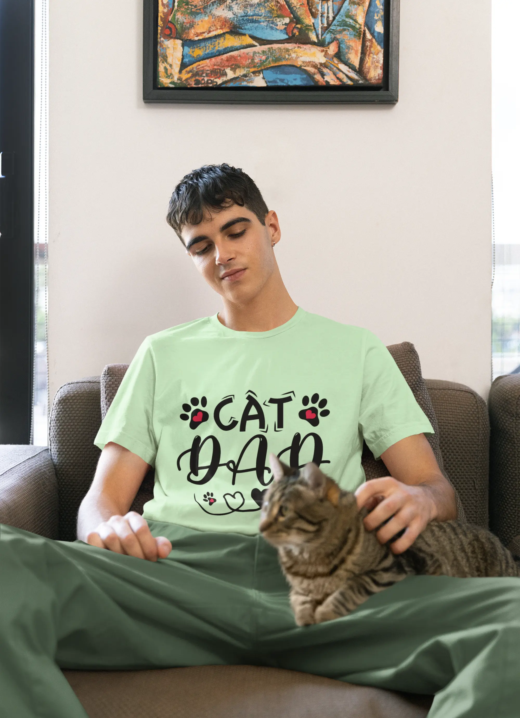 Cat Dad T-Shirt – Purr-fect for Proud Cat Dads