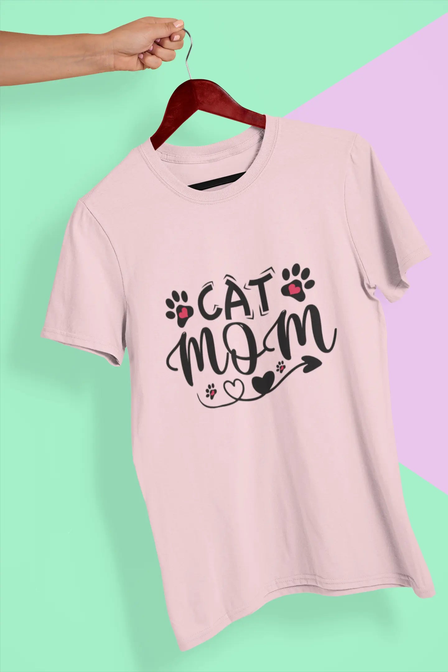 Cat Mom T-Shirt – Purr-fect for Proud Cat Moms