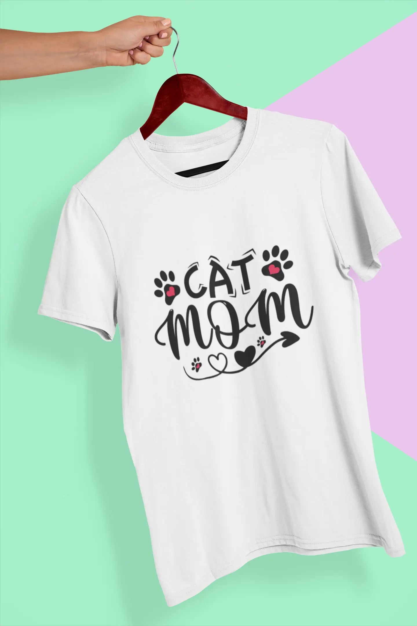 Cat Mom T-Shirt – Purr-fect for Proud Cat Moms