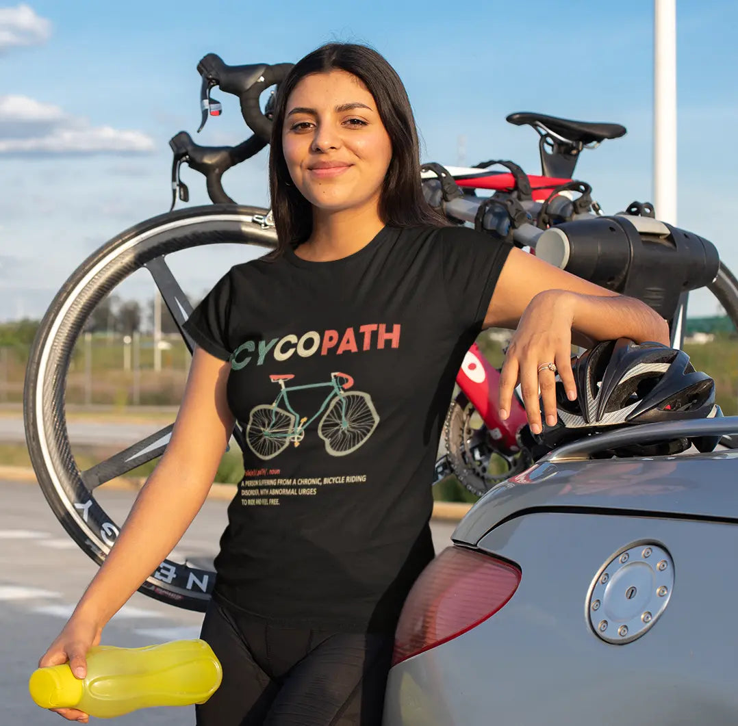 CYCOPATH Mode: ON Unisex T-Shirt for Cycling Addicts 🚴♂️
