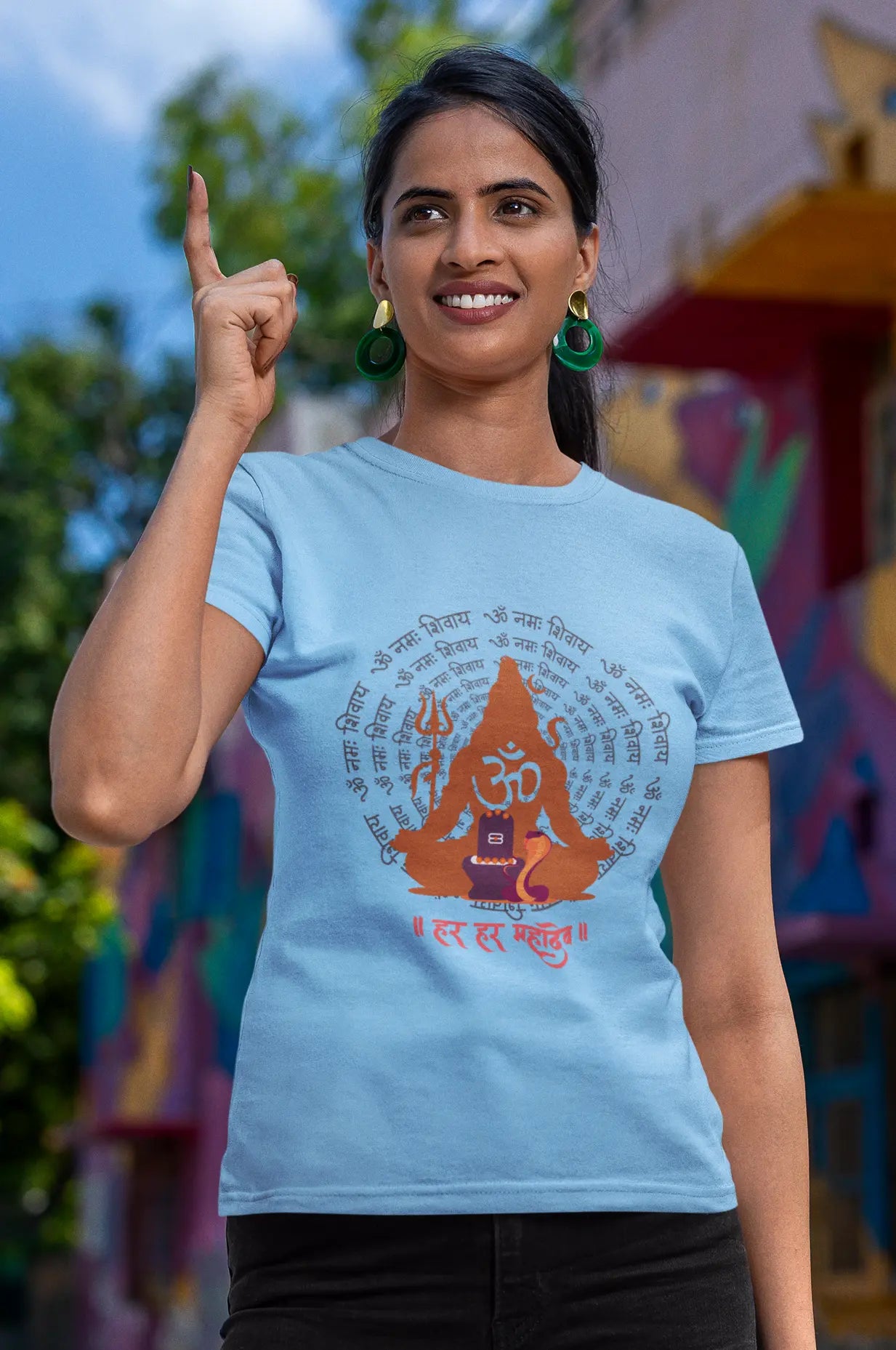 Om Namah Shivaya – Sacred Print T-Shirt
