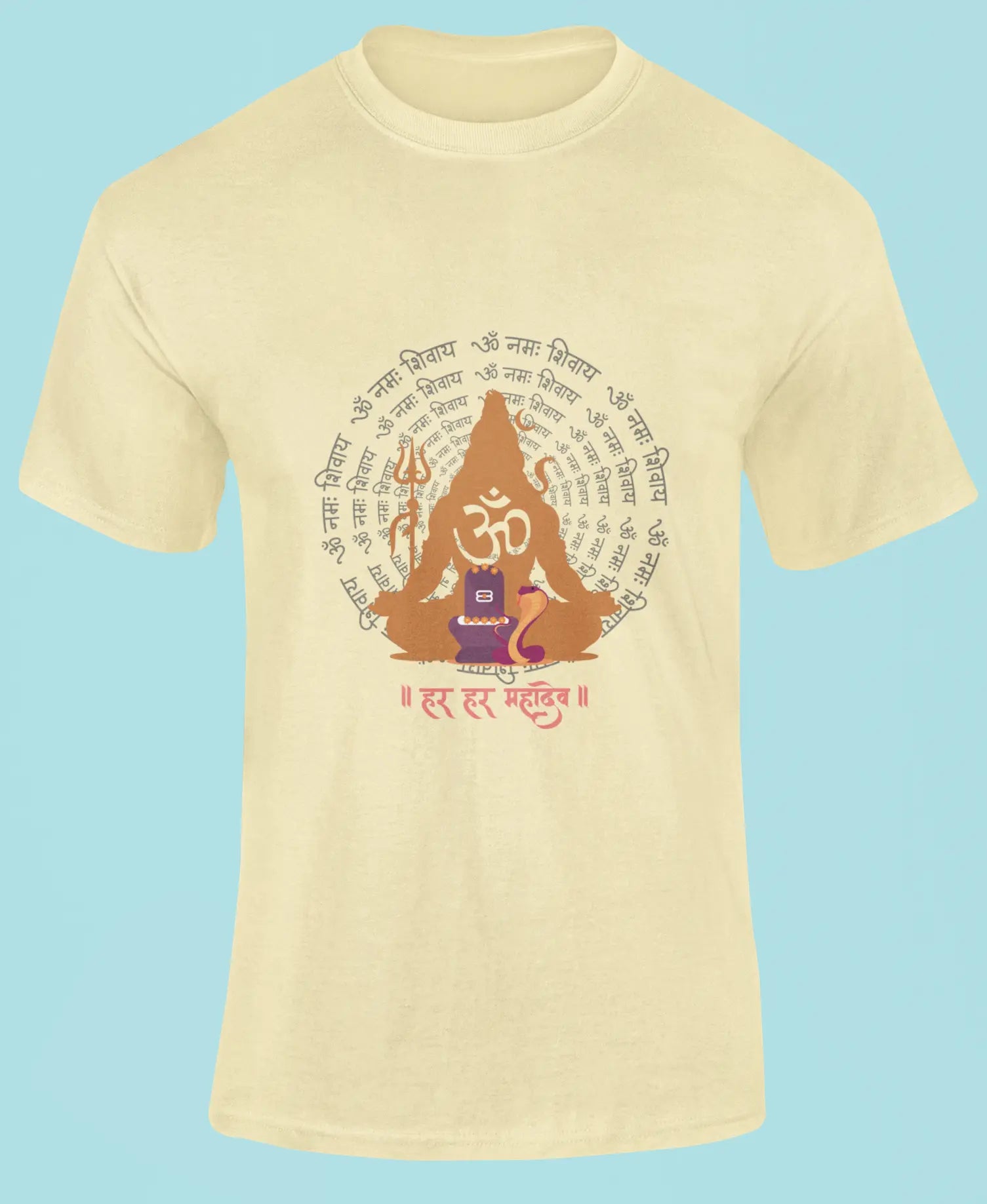 Om Namah Shivaya – Sacred Print T-Shirt