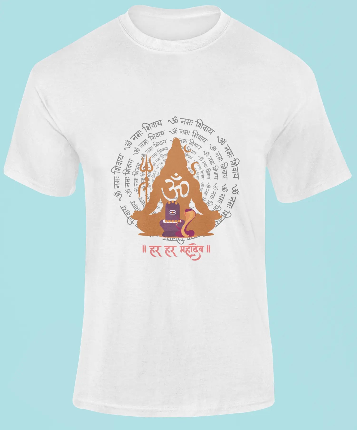 Om Namah Shivaya – Sacred Print T-Shirt