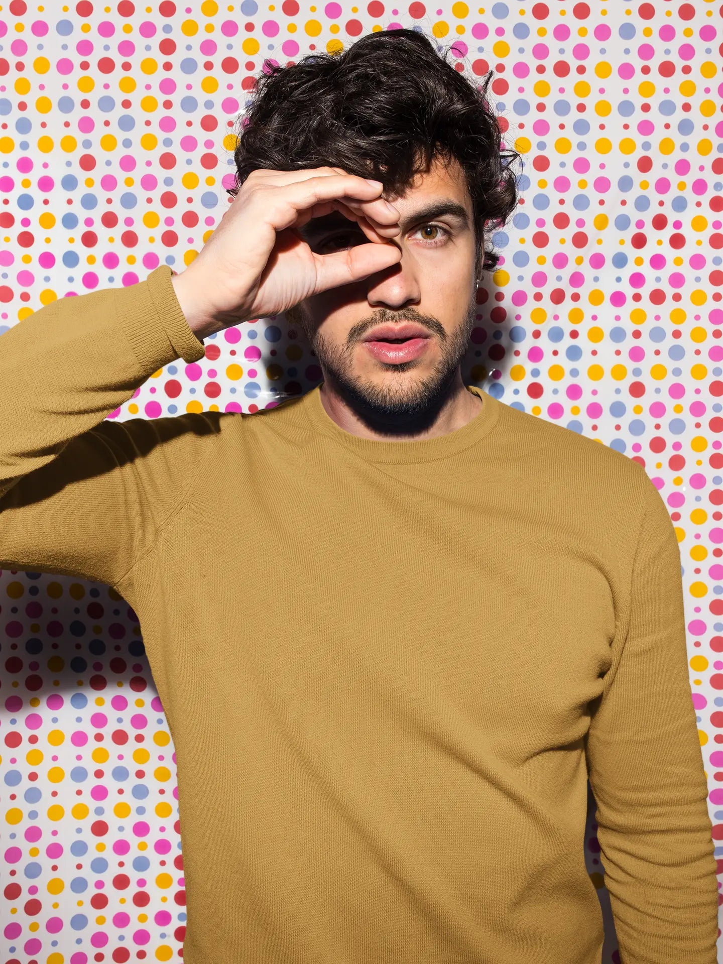 Premium Plain Sweatshirt Mustard Yellow