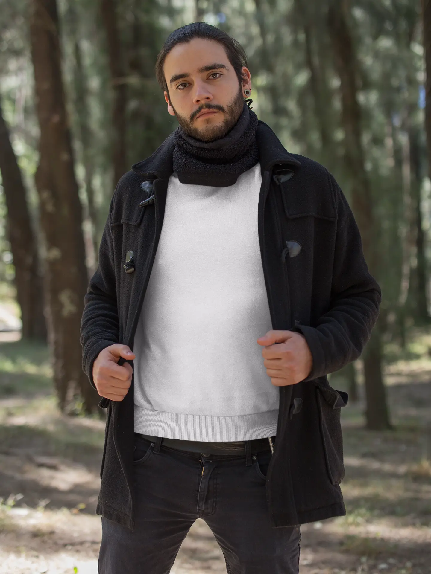 Premium Plain Sweatshirt White