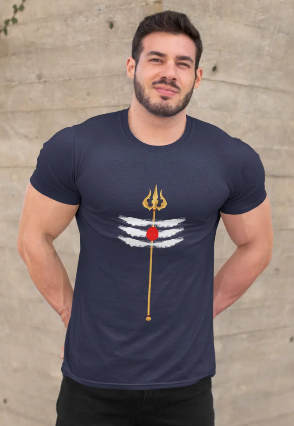 Trishul T-Shirt – Power, Protection & Divine Energy