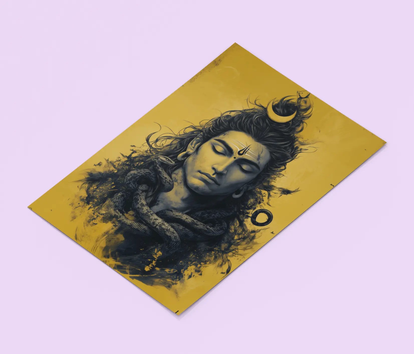 Lord Shiva Poster – Invoke Divine Energy & Spiritual Peace