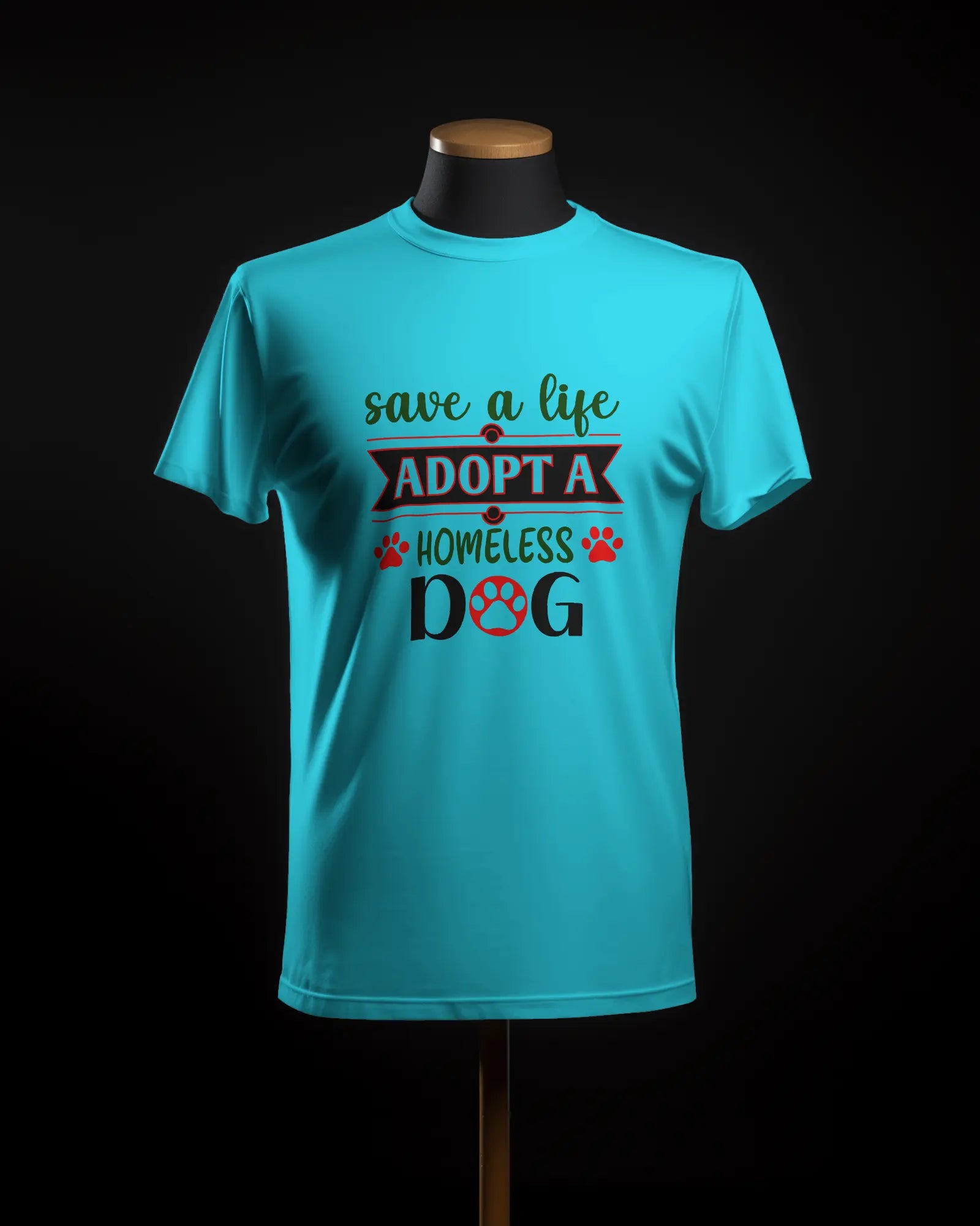 Save a Life Adopt a Homeless Dog T-Shirt
