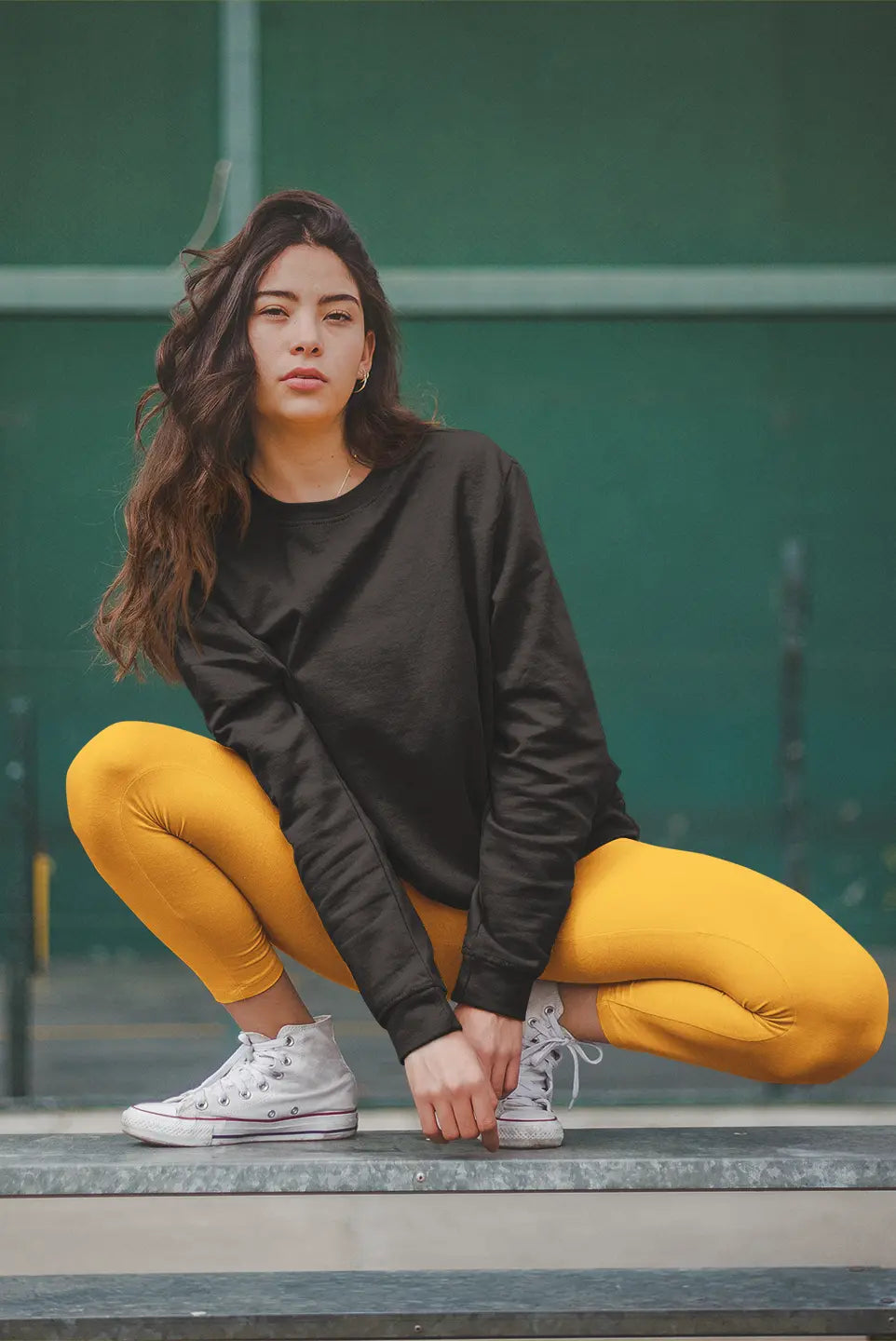 Premium Plain Sweatshirt Black