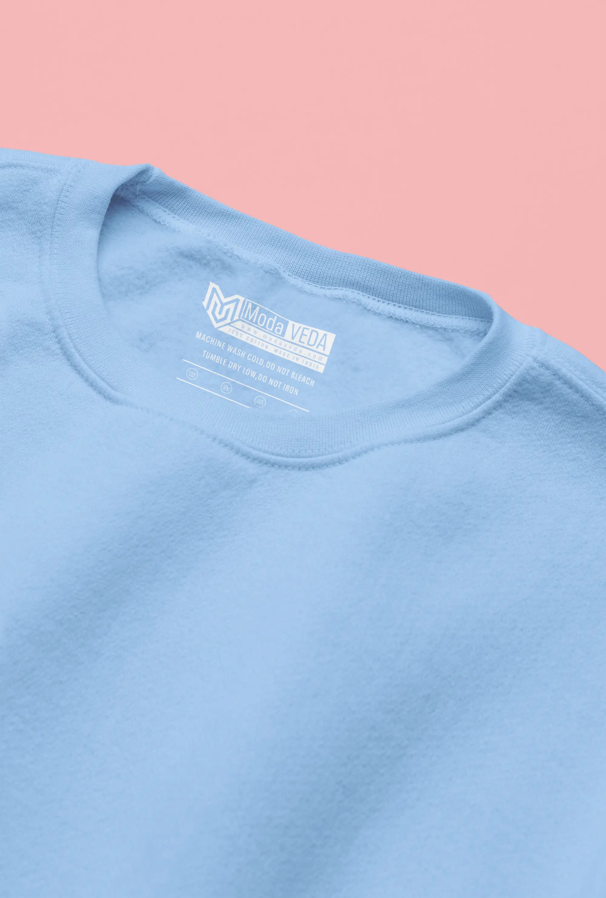 Premium Plain Sweatshirt Baby Blue