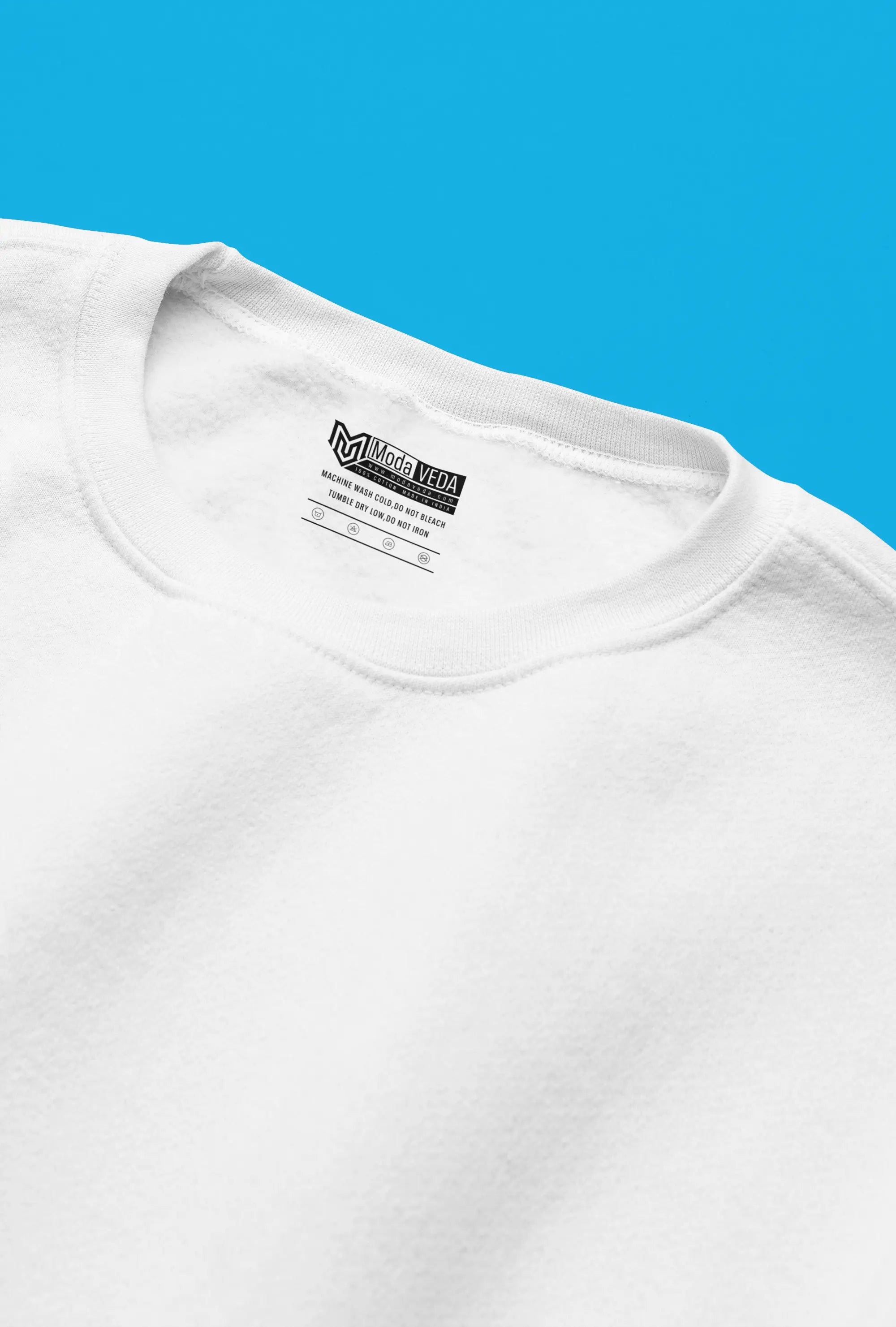 Premium Plain Sweatshirt White