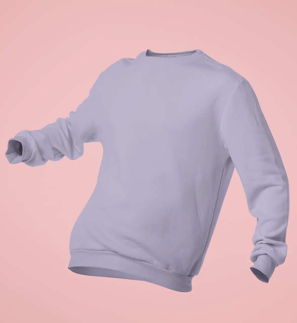Premium Plain Sweatshirt Lavender