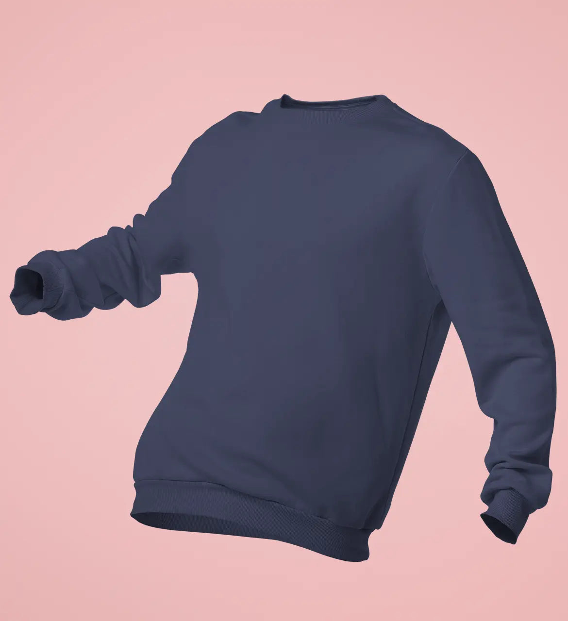 Premium Plain Sweatshirt Navy Blue