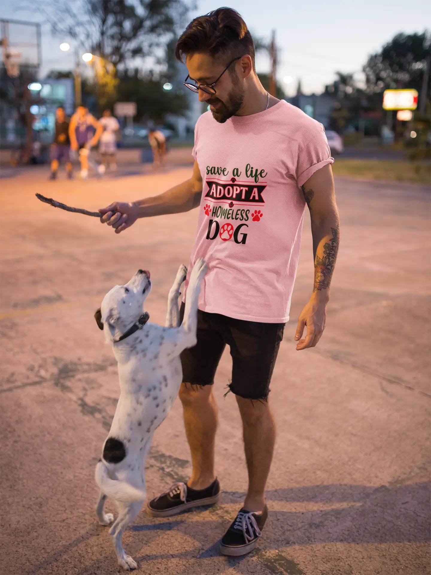 Save a Life Adopt a Homeless Dog T-Shirt