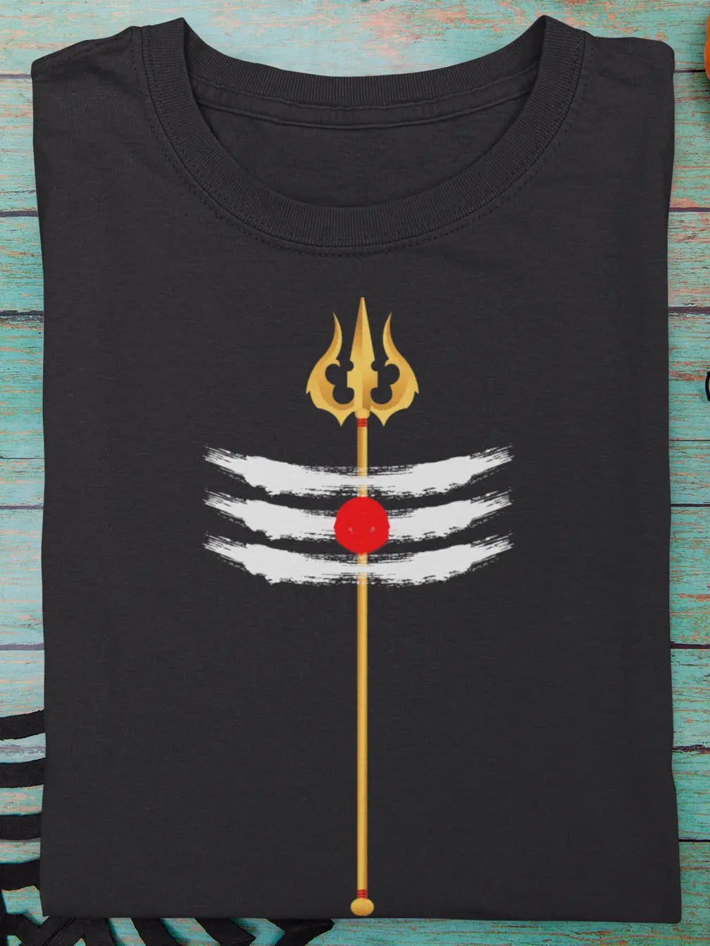 Trishul T-Shirt – Power, Protection & Divine Energy