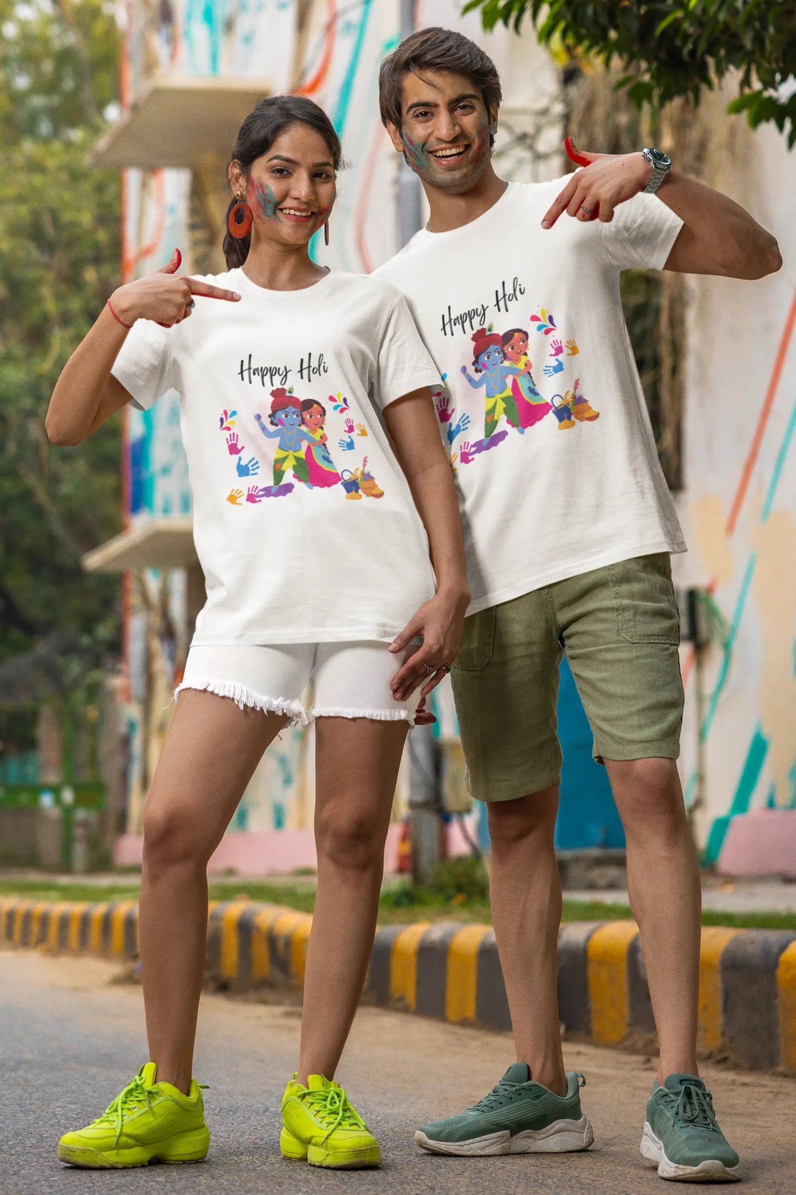 Splash into Holi Fun - Happy Holi Unisex T-Shirt