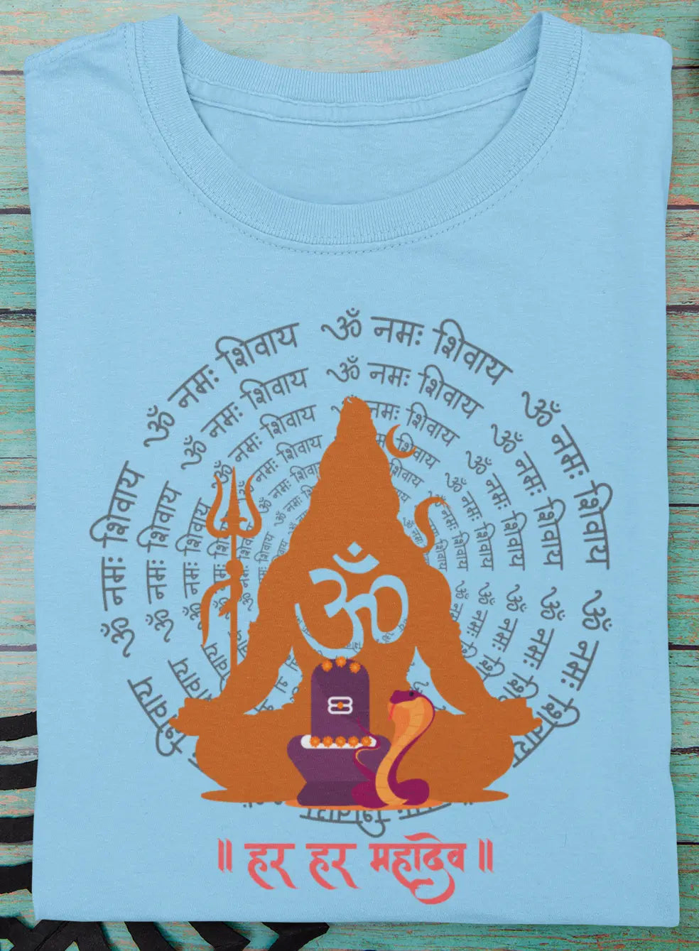 Om Namah Shivaya – Sacred Print T-Shirt