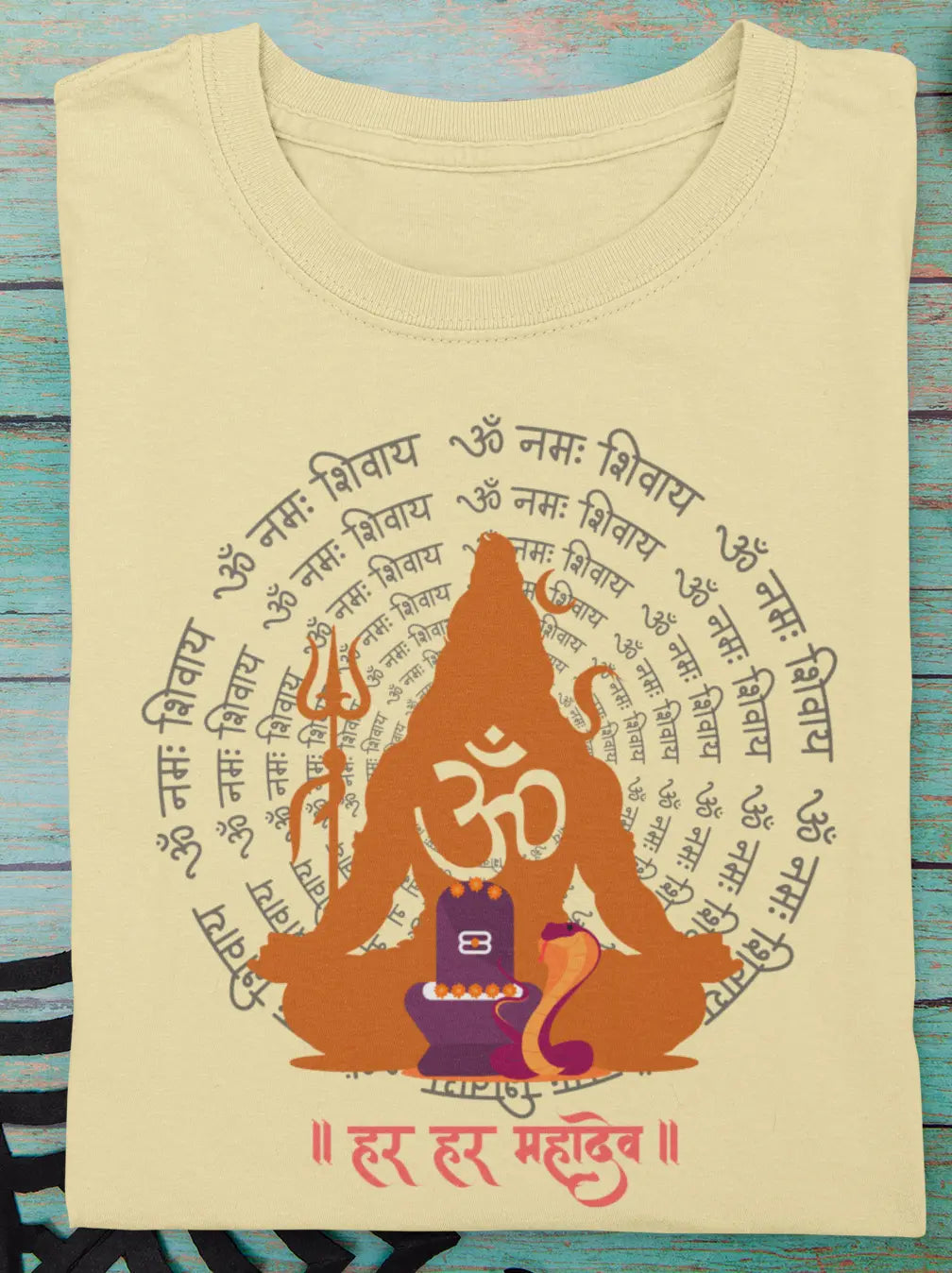 Om Namah Shivaya – Sacred Print T-Shirt