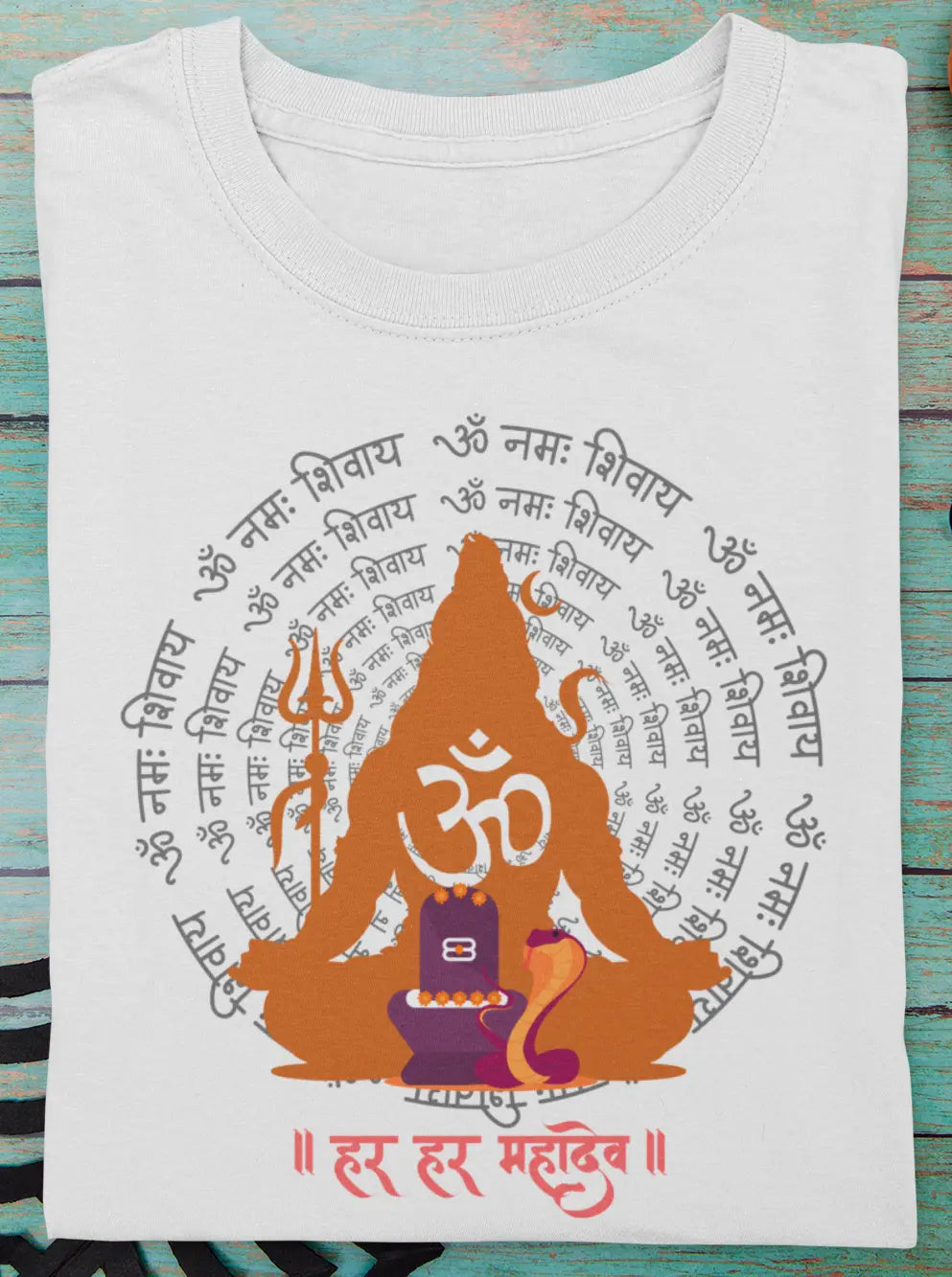 Om Namah Shivaya – Sacred Print T-Shirt