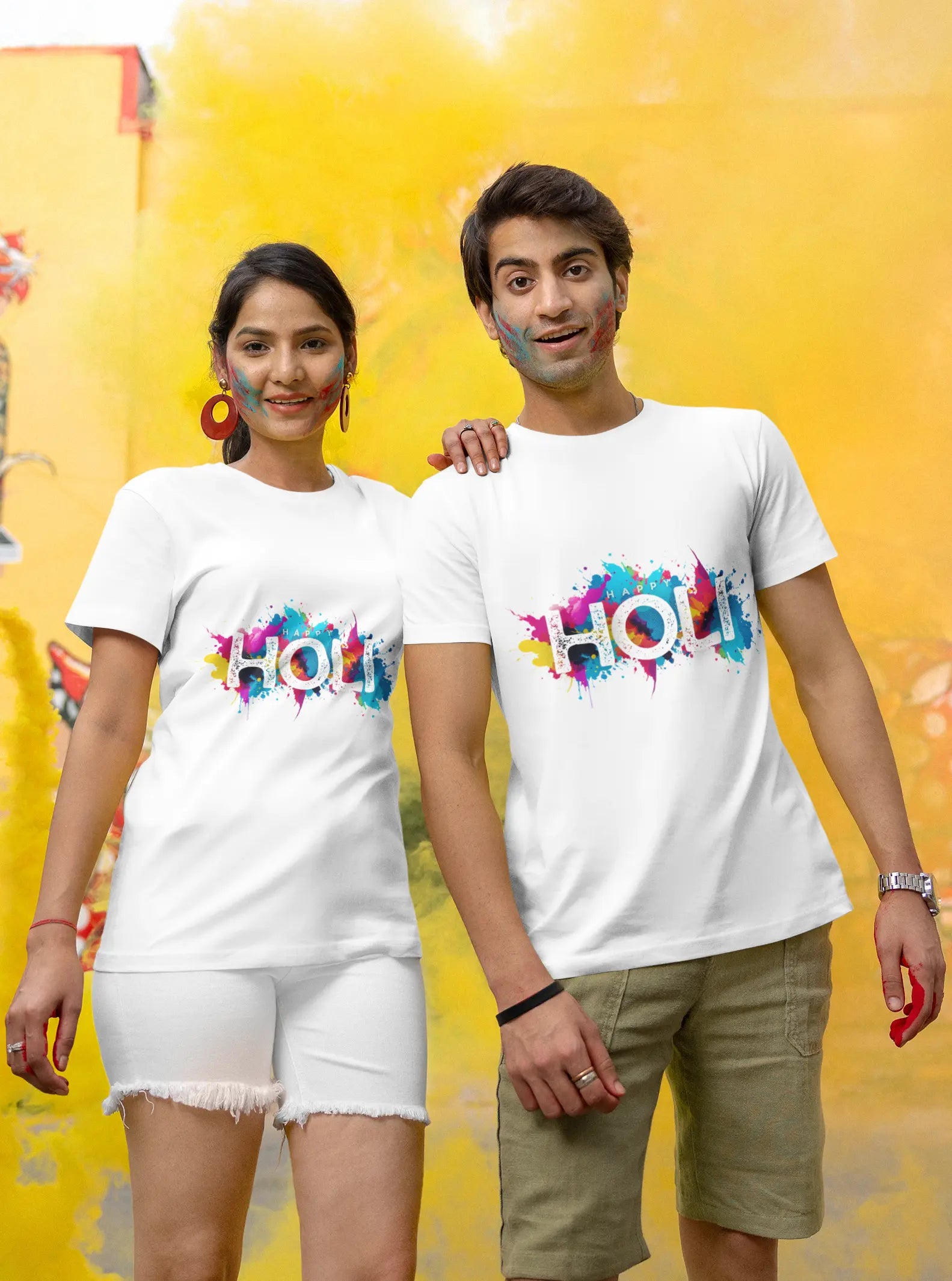 Celebrate Holi in Style with Our Vibrant Unisex T-Shirt!