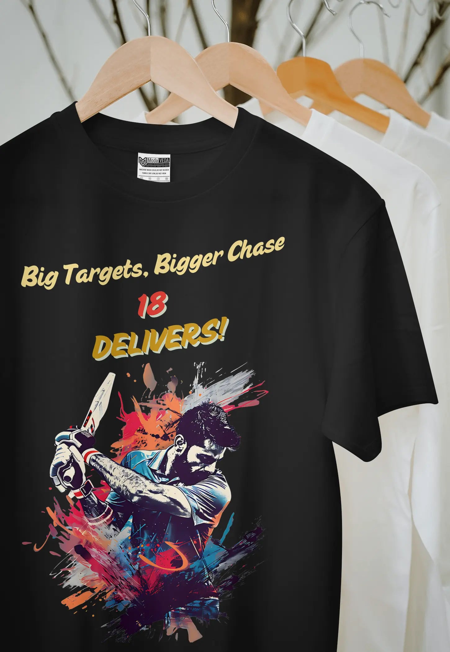 Big Targets, Bigger Chase - 18 Delivers Unisex T-Shirt