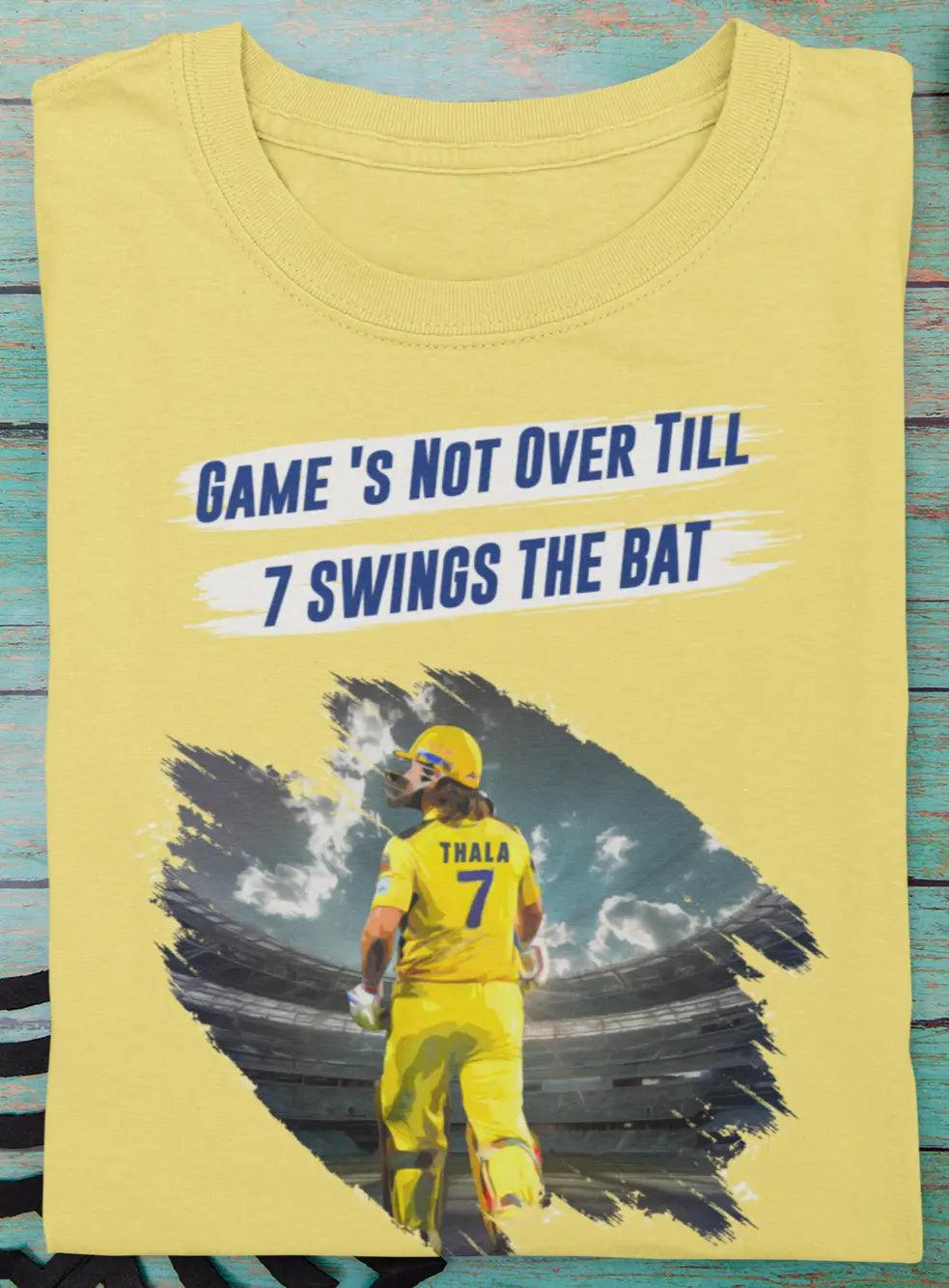 Game's Not Over Till 7 Swing the Bat Unisex T-Shirt