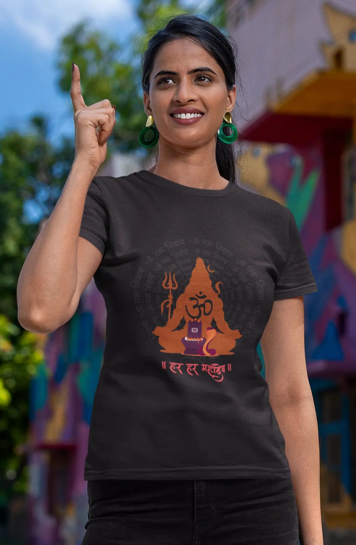 Om Namah Shivaya – Sacred Print T-Shirt