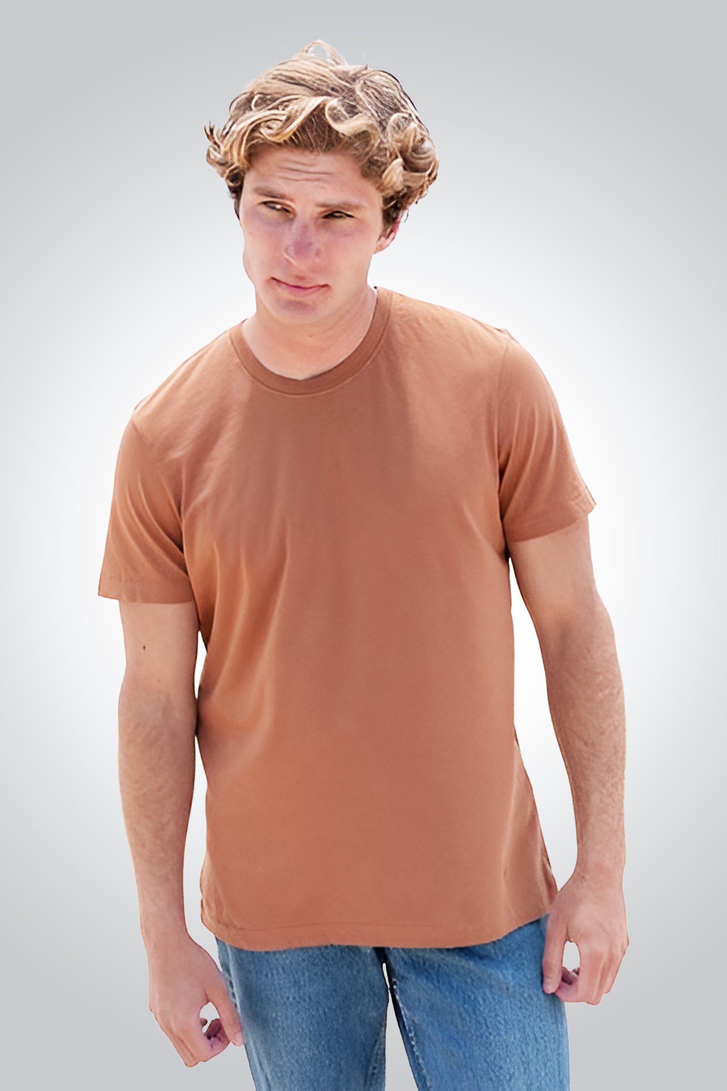 Round Neck Half Sleeve Copper