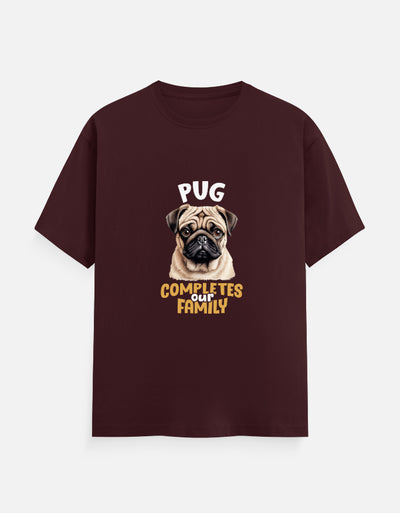 Pug Completes Our Family – Premium Unisex T-Shirt