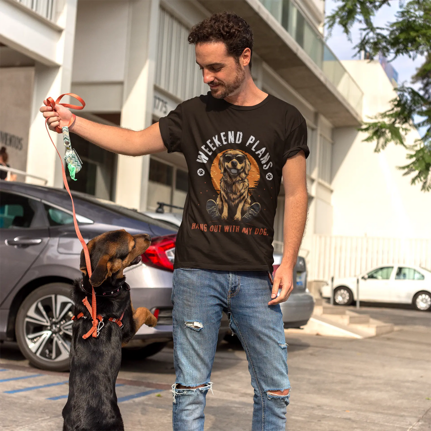 Hang Out With My Dog T-Shirt