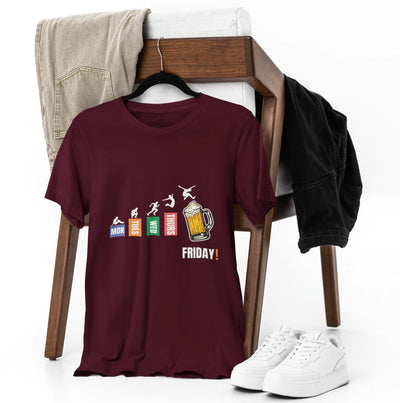 Monday Blues to Friday Brews – Unisex T-Shirt