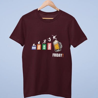 Monday Blues to Friday Brews – Unisex T-Shirt