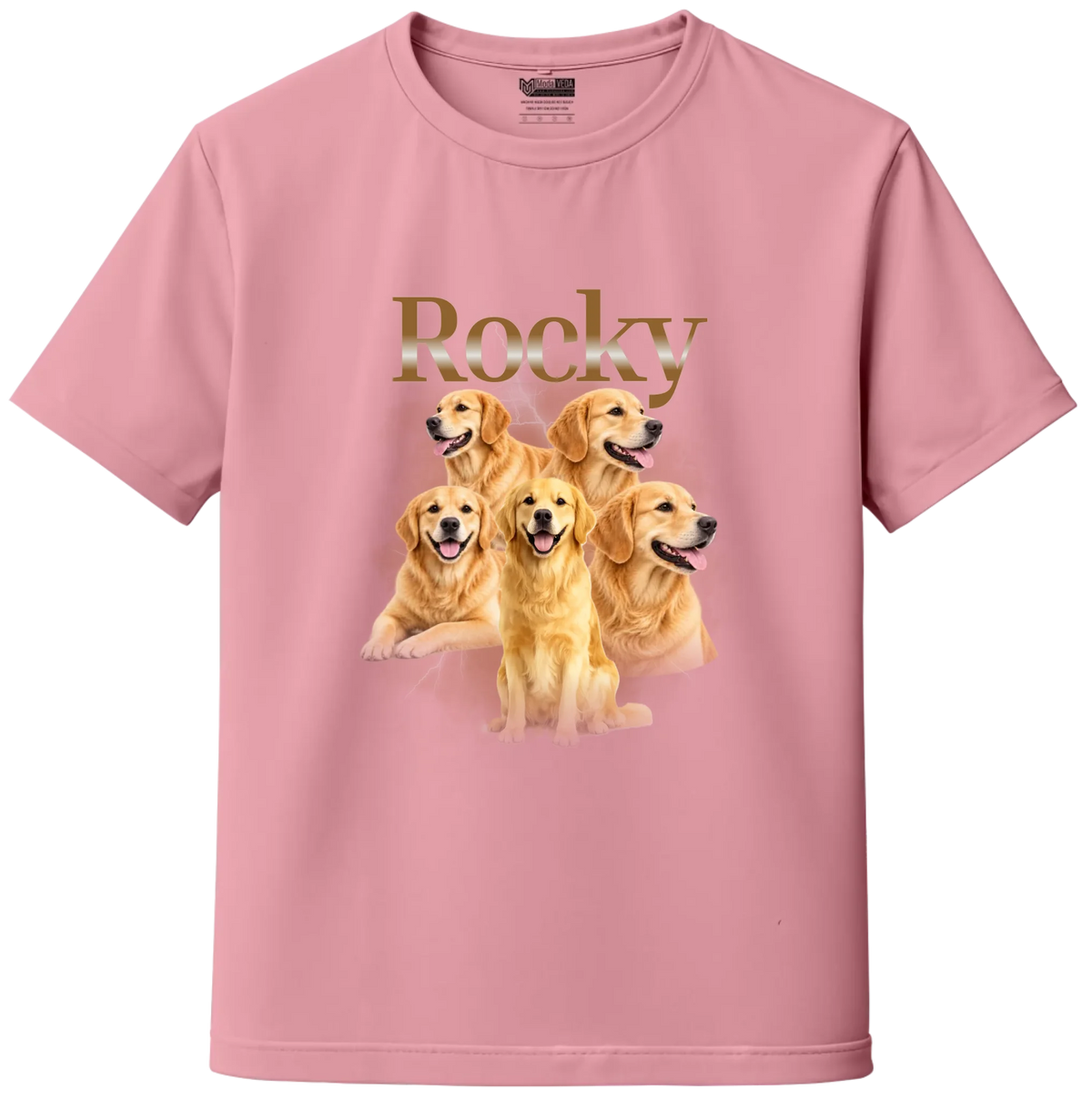 Custom 5 Pet Bootleg T-Shirt – Personalized Dog & Cat Photo T-Shirt
