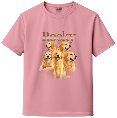 Custom 5 Pet Bootleg T-Shirt – Personalized Dog & Cat Photo T-Shirt