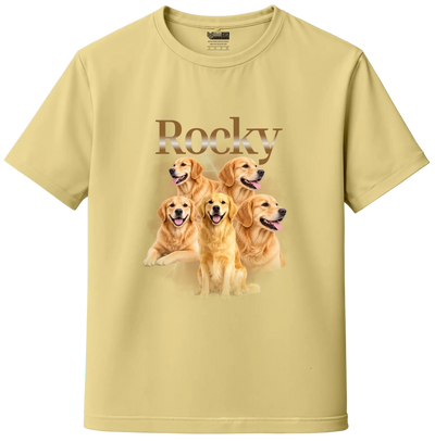 Custom 5 Pet Bootleg T-Shirt – Personalized Dog & Cat Photo T-Shirt