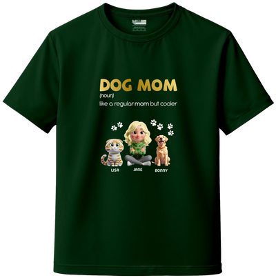 Personalized Pet Parent T-Shirt – Cat Mom, Cat Dad, Dog Mom, Dog Dad & Fur Parent